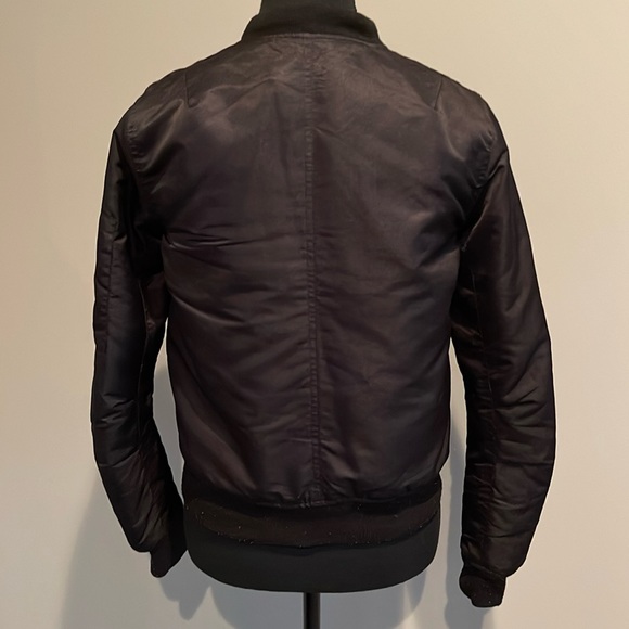ARDENE Black Bomber Jacket. Size XS - Picture 5 of 11